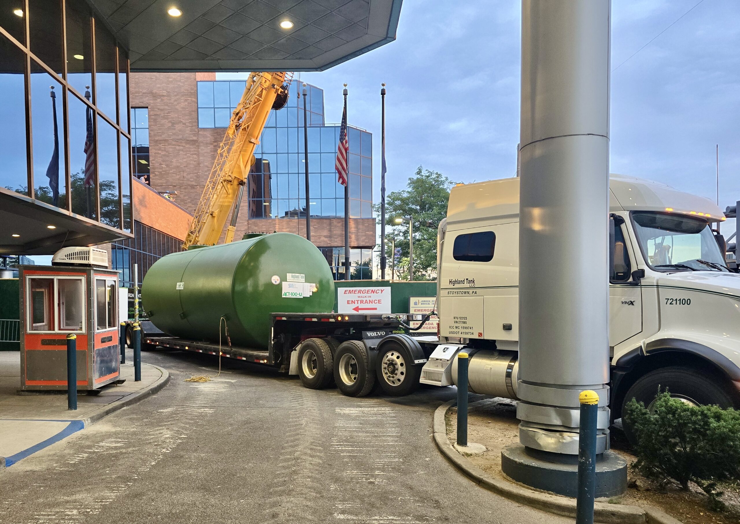 Jamaica Hospital Medical CenterJamaica FO Tank Replacement - Project 